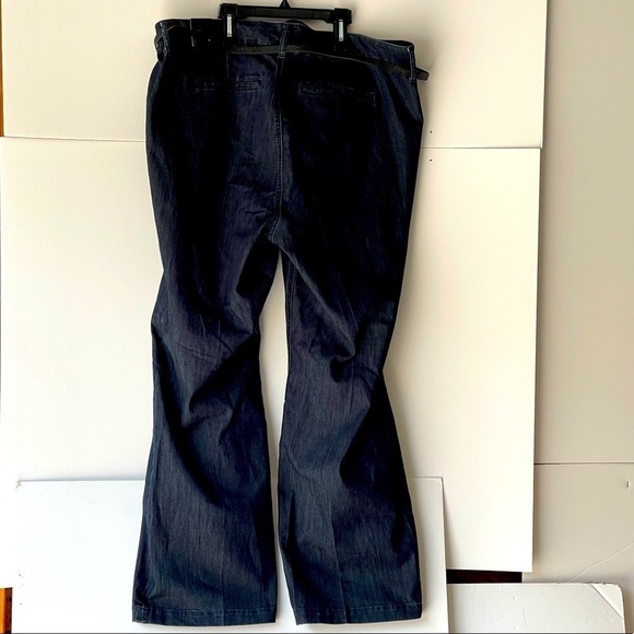 Torrid Jeans Glitter Belt Denim Bootcut Jeans Stretch Relaxed Plus Size 24R - Picture 7 of 16